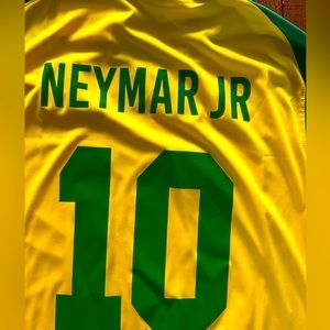 NEYMAR JR BRASIL SHIRT YELLOW LARGE